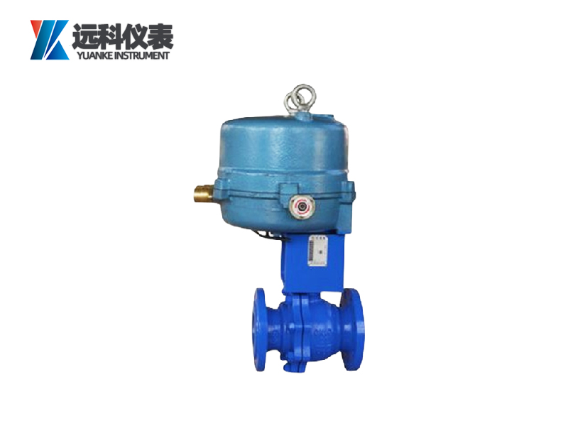 YKRQ5100F電動襯氟切斷（調節）球閥
